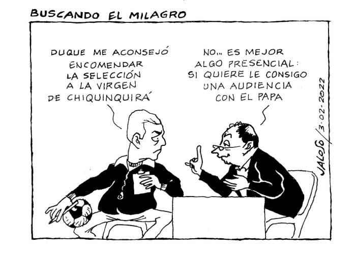 Caricatura: Buscando el milagro