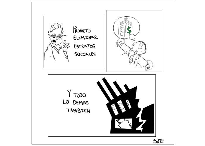 Caricatura: Promesas electorales