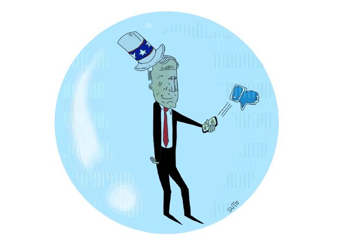 Caricatura: Intervención internacional