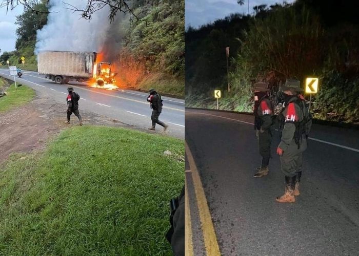 65 acciones del ELN azotaron las regiones en el paro armado