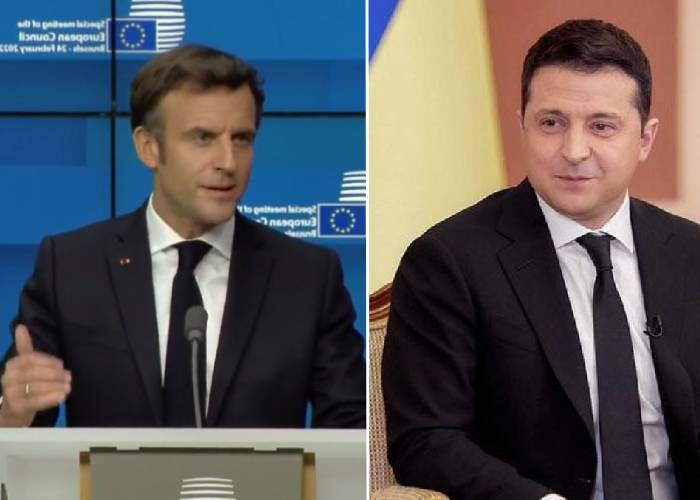 Francia le abrió la puerta al presidente de Ucrania