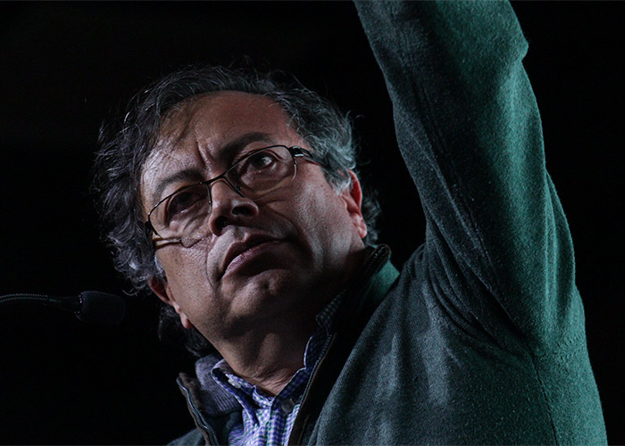 Gustavo Petro, candidato presidencial por el Pacto Histórico
