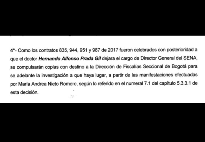  - María Andrea Nieto: de acusadora a acusada