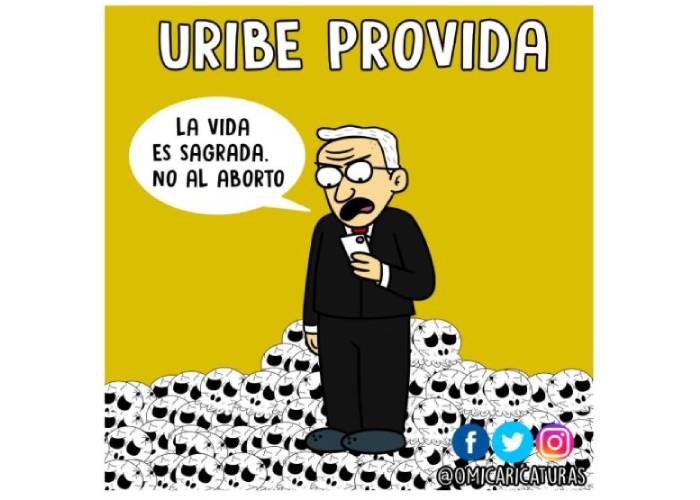 Caricatura: Uribe provida