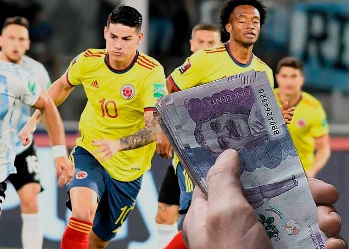 La miseria que gana un jugador por vestir la camiseta de la Selección Colombia