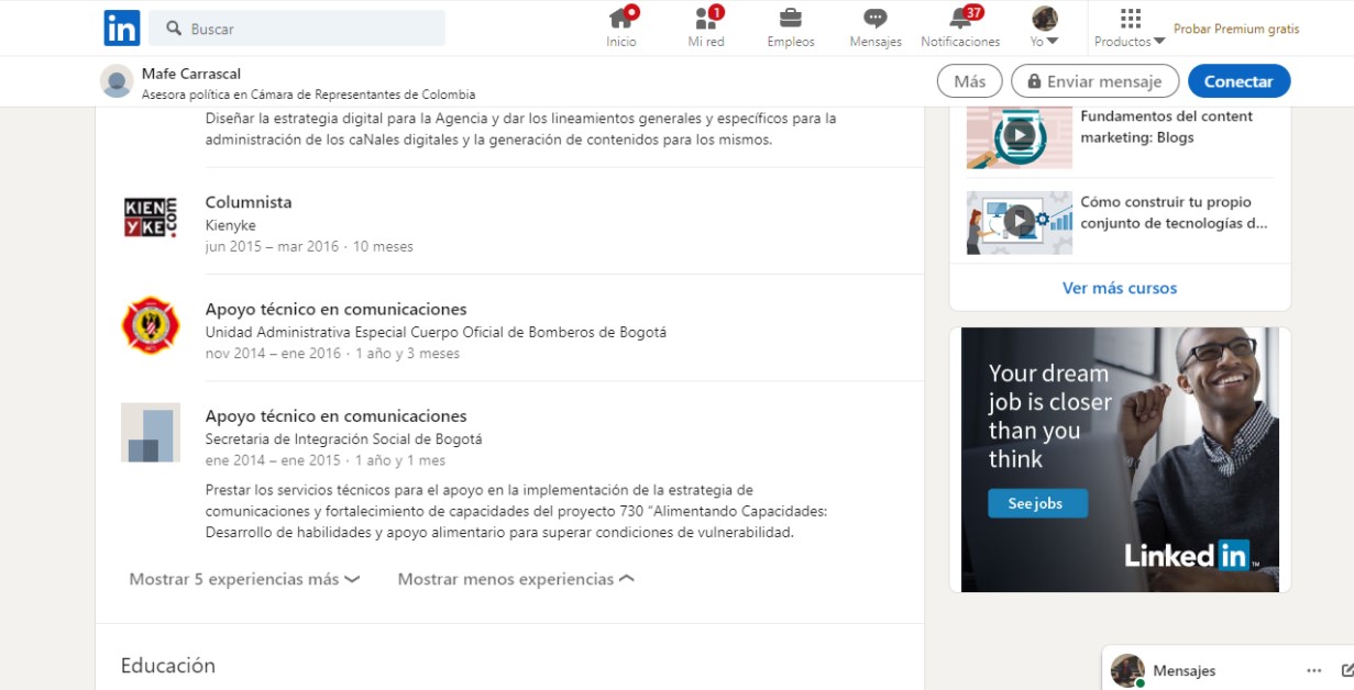  - ¿Dónde están los doce años de activismo de Mafe Carrascal?