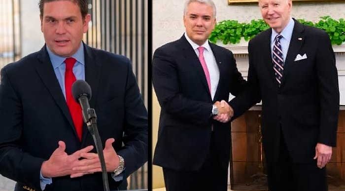  - El Embajador Pinzón hizo la tarea, le consiguió a Duque la foto con Biden