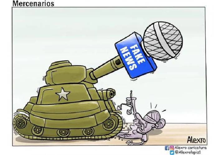 Caricatura: Mercenarios