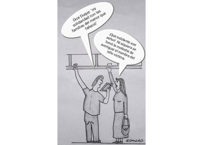 Caricatura: Indolencia presidencial