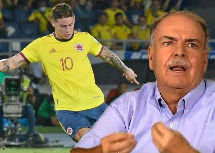 Como a rata en balde: la trapeada que le pegó Iván Mejía a James Rodriguez