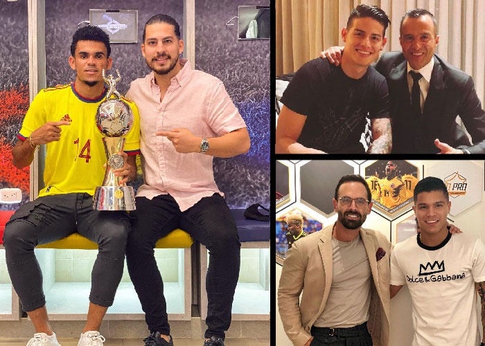 Los empresarios que han tapado de plata a los 768 jugadores colombianos en el mundo