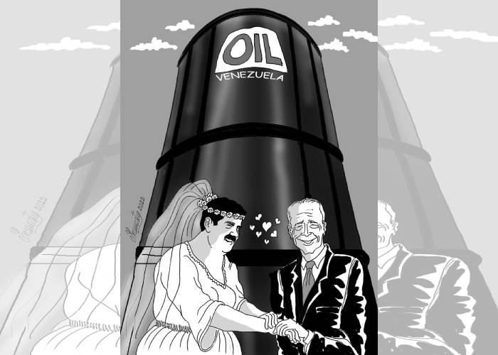 Caricatura: Matrimonio por conveniencia