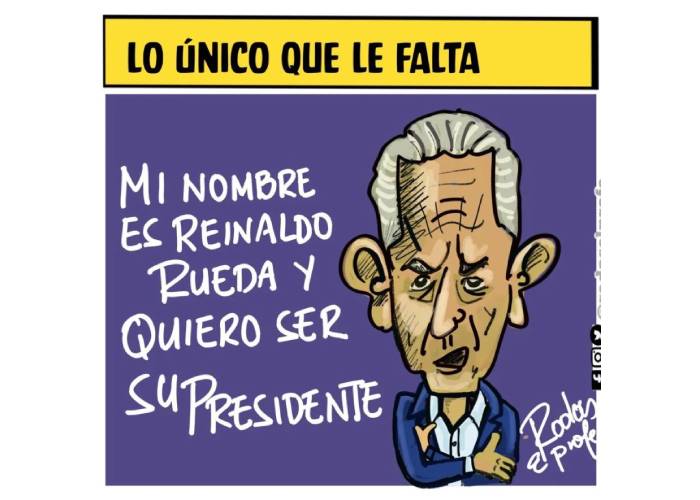 Caricatura: Lo único que le falta