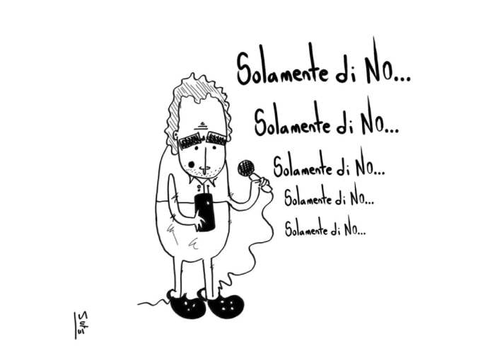 Caricatura: Solamente di no...