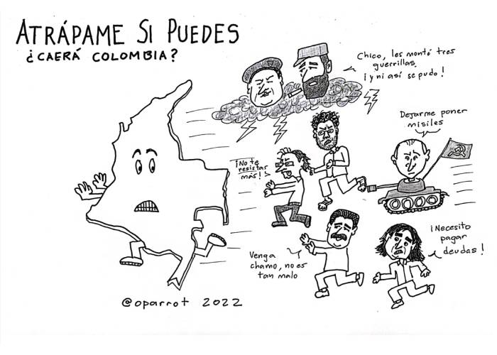 Caricatura: Atrápame si puedes