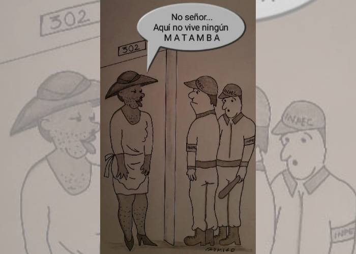 Caricatura: El preso fugaz