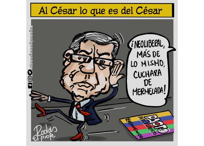 Caricatura: Al César lo que es del César