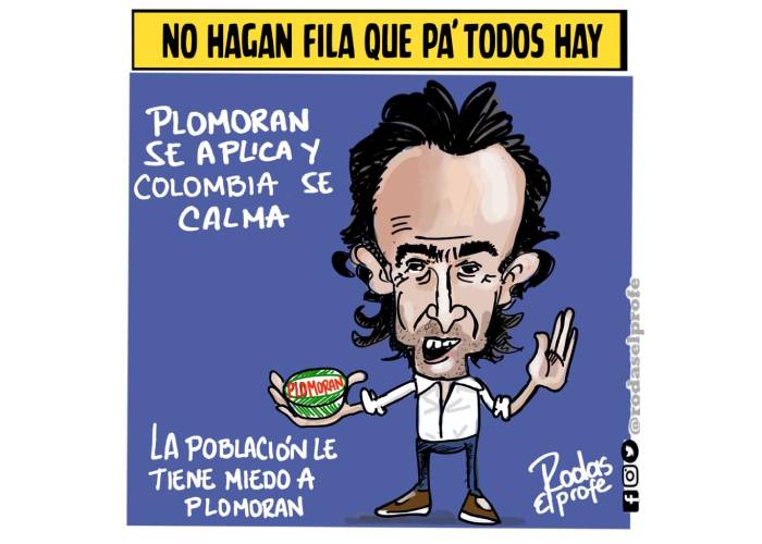 Caricatura: No hagan fila que pa todos hay
