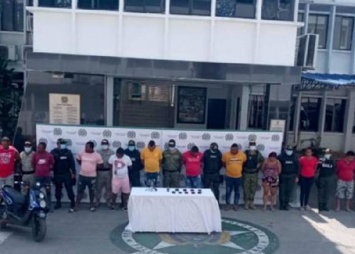 En Sucre capturan a 14 presuntos integrantes del Clan del Golfo