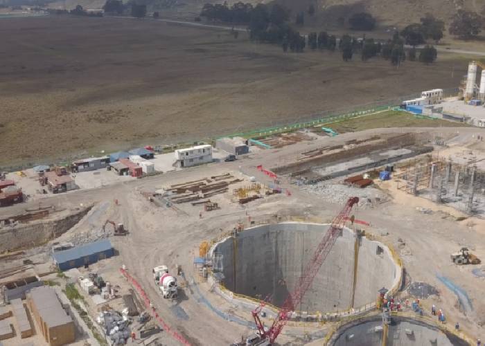¿Cómo va la construcción de la estación elevadora de Canoas?