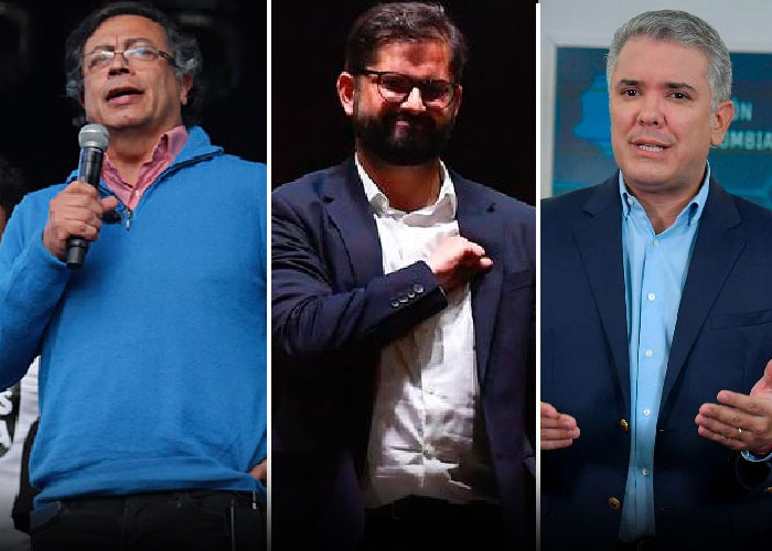 Duque ausente en la posición de Boric, le dio protagonismo a Petro