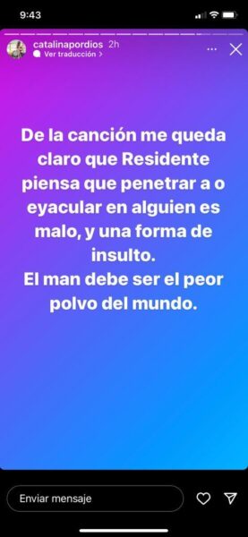  - “Residente debe ser el peor polvo del mundo”