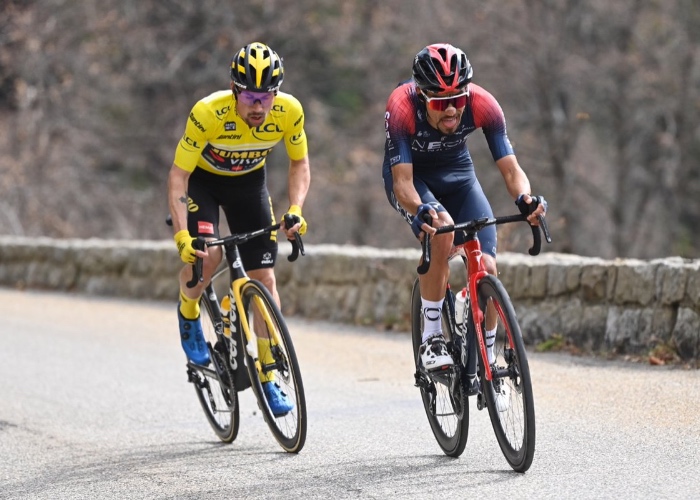 Dani Martínez, el único que puede darle pelea a Primoz Roglic