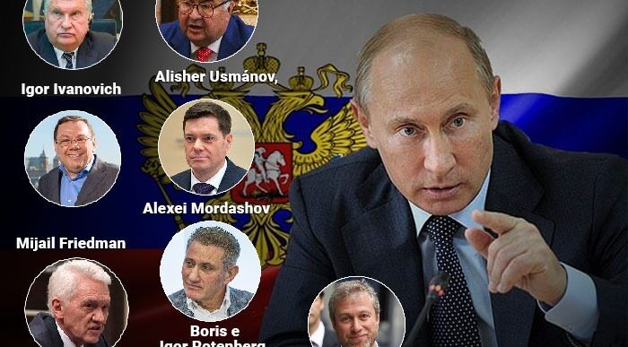  - Los oligarcas amigotes de Putin con sus fortunas bloqueadas en EE. UU. y Europa