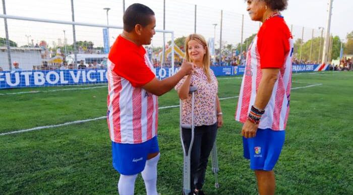  - "Entregamos el nuevo estadio de fútbol para seguir formando a grandes deportistas": Elsa Noguera
