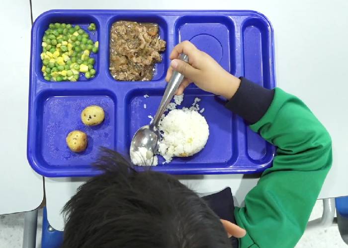 Un millón de niños están sin alimentación escolar