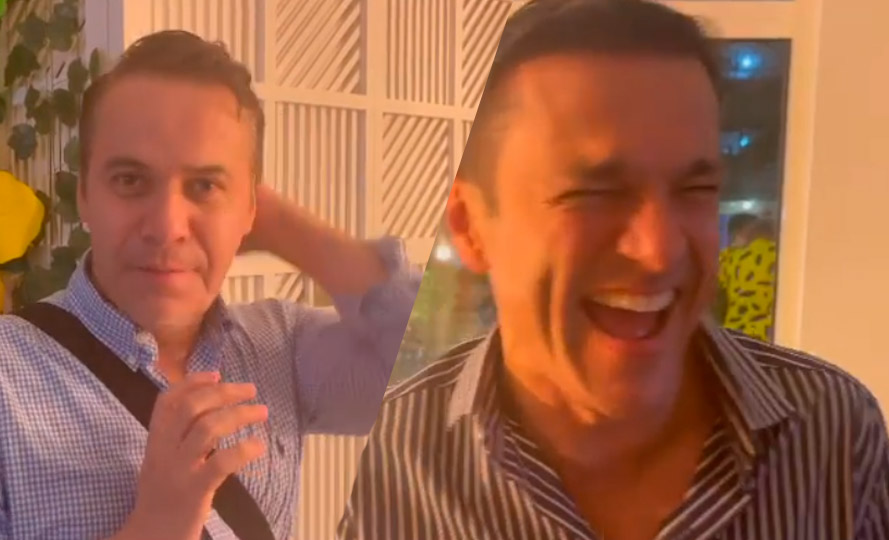 [VIDEO] Se gozaron a Juan Diego Alvira en el carnaval de Barranquilla