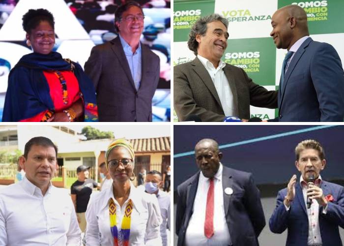 Cuatro afros como fórmulas vicepresidenciales en las elecciones de 2022