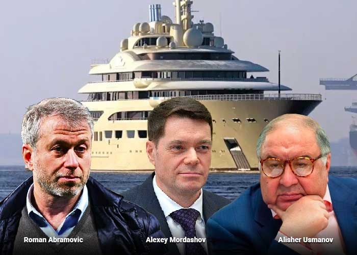 Van dos megayates incautados de los 33 oligarcas rusos
