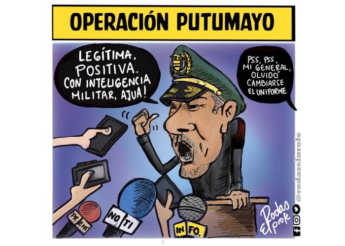 Caricatura: Operación Putumayo