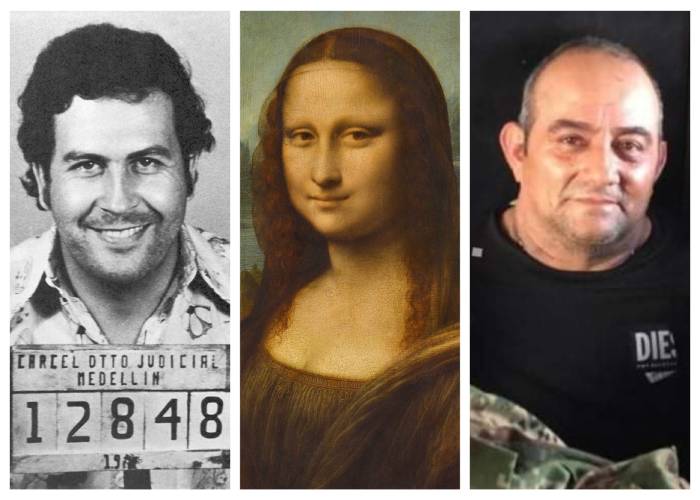 Tres sonrisas, un solo misterio: La Monalisa, Pablo Escobar y el narco 'Otoniel'