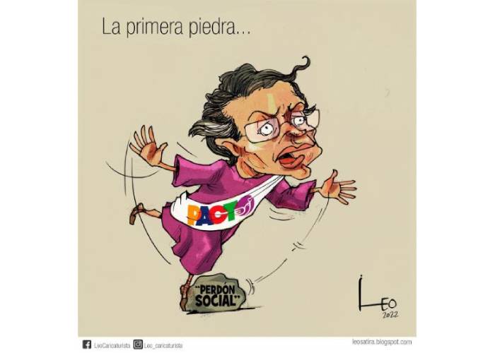 Caricatura: La primera piedra