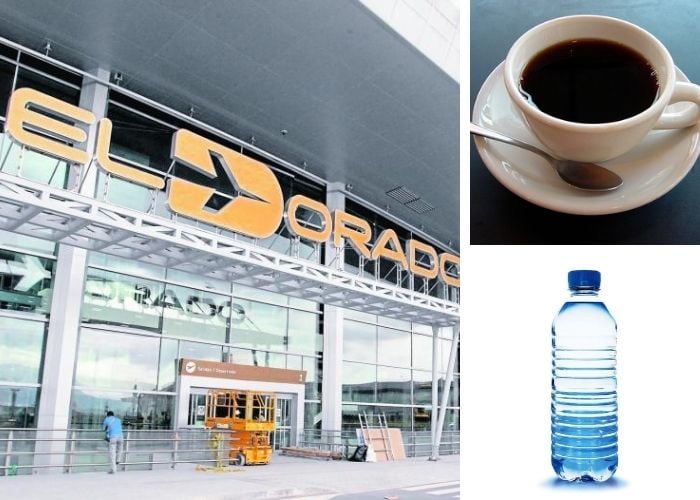 Botella de agua a $8 mil y un tinto a $7 mil: El Dorado, el aeropuerto de los ricos en Colombia