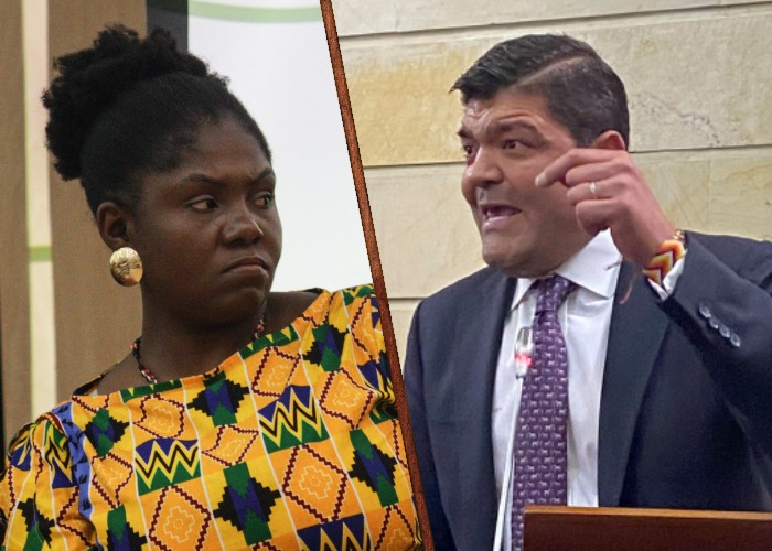 La trapeada que le pegó Francia Márquez al presidente del Senado