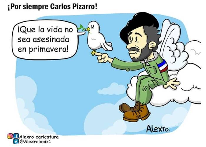 Caricatura: ¡Por siempre Carlos Pizarro!