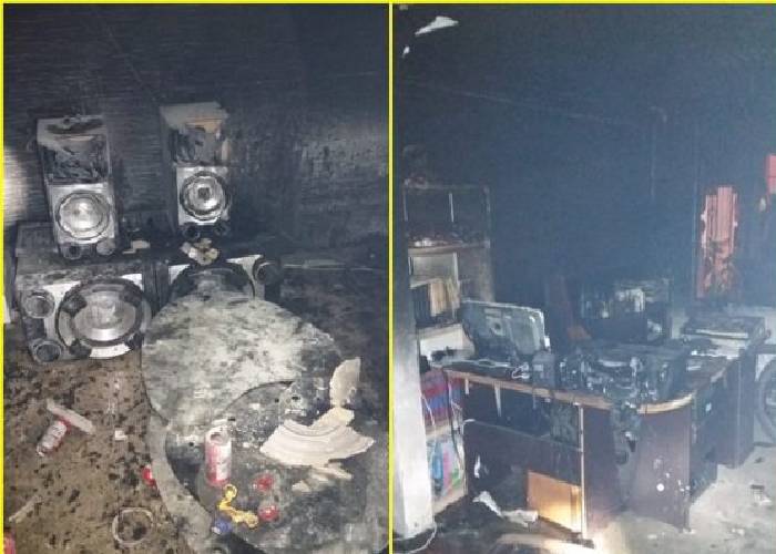 Manipulación de chimenea provocó incendio en una casa en Pasto, una persona resultó herida