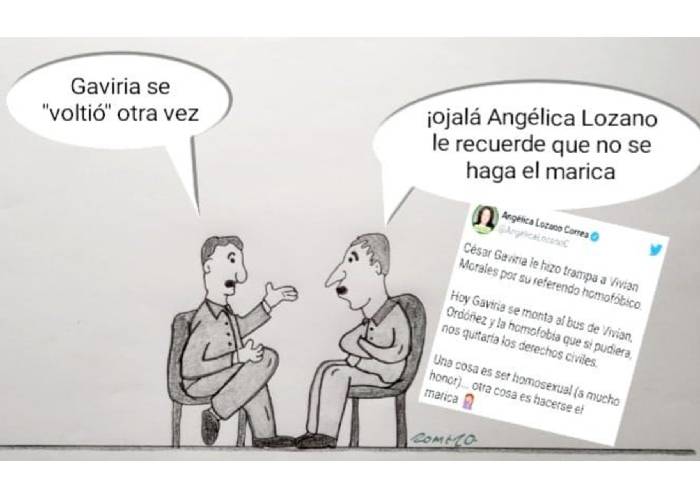 Caricatura: Un volteo ideológico