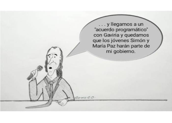 Caricatura: Acuerdo programático