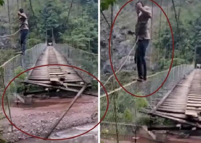 Dos años denunciando el mal estado del puente hasta que se partió en Villavicencio