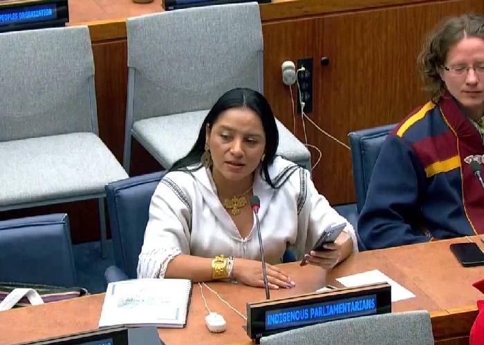 Ati Quigua denuncia a Gobierno en Foro Permanente de las Naciones Unidas para las Cuestiones Indígenas