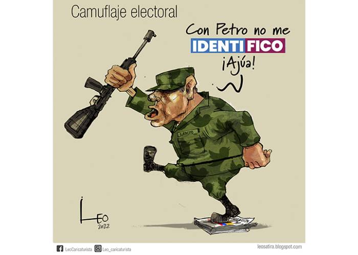 Caricatura: Camuflaje electoral