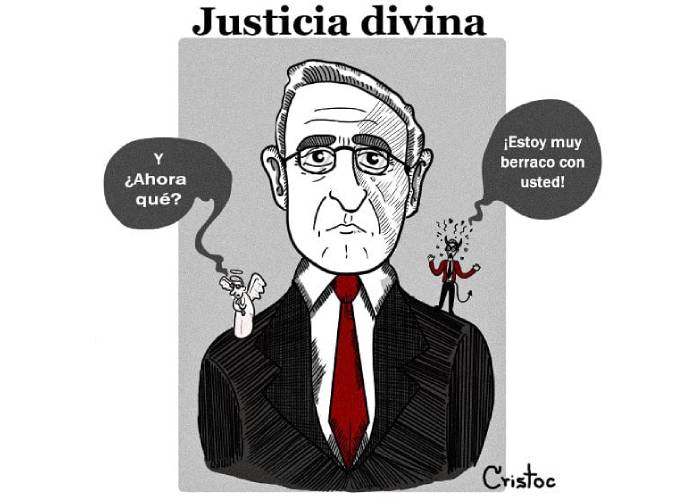 Caricatura: Justicia divina