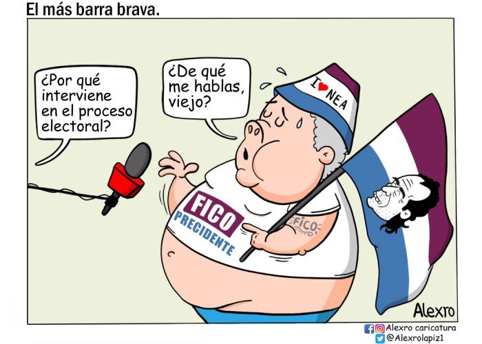 Caricatura: El más barra brava