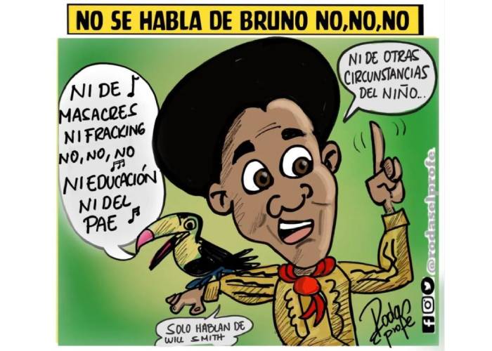 Caricatura: No se habla de Bruno no, no, no