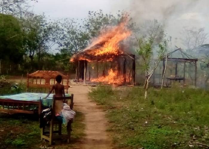 La tragedia del hombre al que se le quema la casa por segunda vez