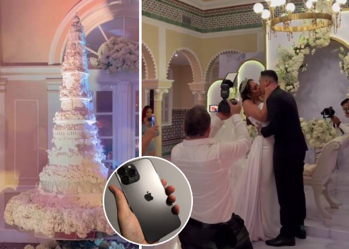 Regalaron Iphones: Así fue el que excéntrico matrimonio de Andrea Valdiri